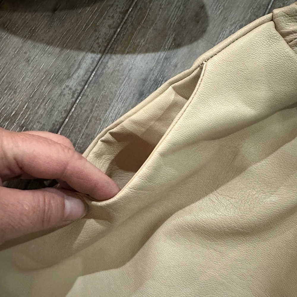Parisian Vegan Leather Joggers - Picture 7 of 13